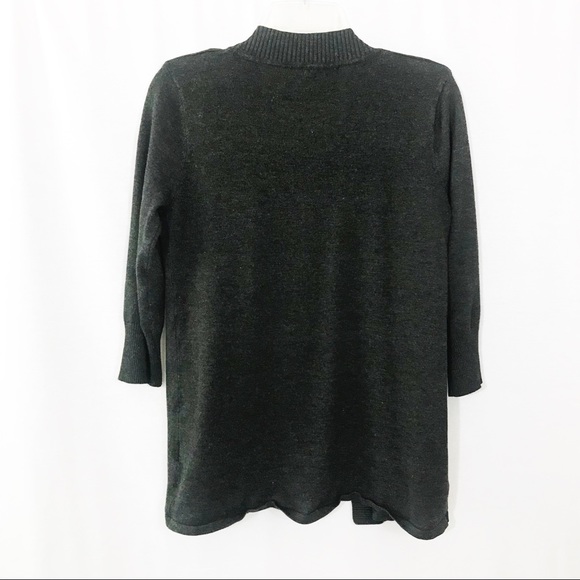 Charcoal Open-front Cardigan - Picture 2 of 2